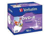 Verbatim 16x DVD+R disc 4,7GB, Print