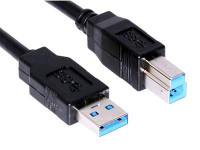 USB 3.0 Cable, Type A - B, 1.8m Blå