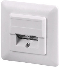 Cat 6 wall plate flush mount 2xRJ45